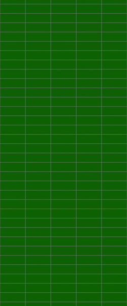 Green Horizontal Block Tile Acrylic Shower Wall Panel 2440mm x 1220mm (3mm Thick) - CladdTech