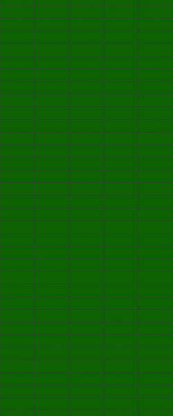 Green Horizontal Block Tile Acrylic Shower Wall Panel 2440mm x 1220mm (3mm Thick) - CladdTech