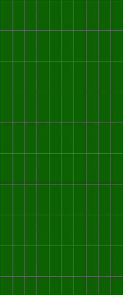 Green Vertical Block Tile Acrylic Shower Wall Panel 2440mm x 1220mm (3mm Thick) - CladdTech