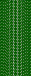 Green Chevron Tile Acrylic Shower Wall Panel 2440mm x 1220mm (3mm Thick) - CladdTech