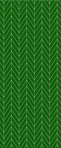 Green Chevron Tile Acrylic Shower Wall Panel 2440mm x 1220mm (3mm Thick) - CladdTech