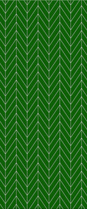 Green Chevron Tile Acrylic Shower Wall Panel 2440mm x 1220mm (3mm Thick) - CladdTech