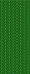 Green Chevron Tile Acrylic Shower Wall Panel 2440mm x 1220mm (3mm Thick) - CladdTech