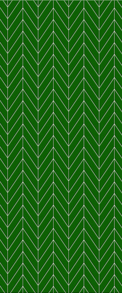 Green Chevron Tile Acrylic Shower Wall Panel 2440mm x 1220mm (3mm Thick) - CladdTech