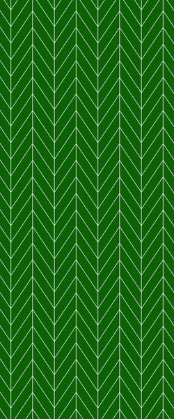 Green Chevron Tile Acrylic Shower Wall Panel 2440mm x 1220mm (3mm Thick) - CladdTech