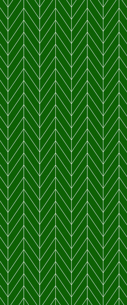 Green Chevron Tile Acrylic Shower Wall Panel 2440mm x 1220mm (3mm Thick) - CladdTech