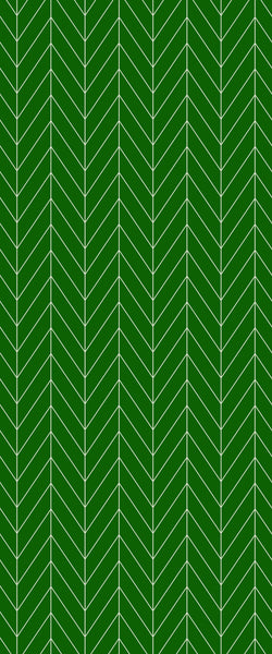 Green Chevron Tile Acrylic Shower Wall Panel 2440mm x 1220mm (3mm Thick) - CladdTech