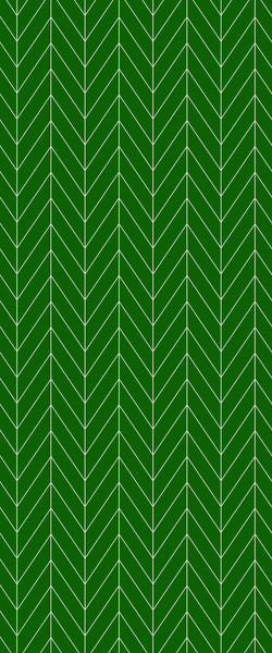 Green Chevron Tile Acrylic Shower Wall Panel 2440mm x 1220mm (3mm Thick) - CladdTech