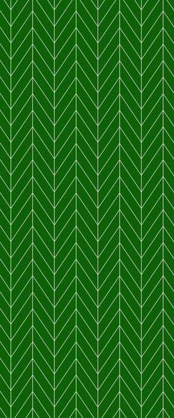 Green Chevron Tile Acrylic Shower Wall Panel 2440mm x 1220mm (3mm Thick) - CladdTech