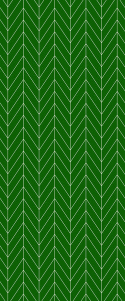 Green Chevron Tile Acrylic Shower Wall Panel 2440mm x 1220mm (3mm Thick) - CladdTech