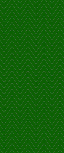 Green Chevron Tile Acrylic Shower Wall Panel 2440mm x 1220mm (3mm Thick) - CladdTech