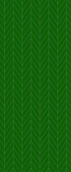 Green Chevron Tile Acrylic Shower Wall Panel 2440mm x 1220mm (3mm Thick) - CladdTech