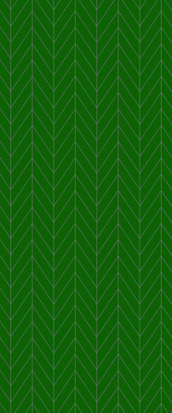 Green Chevron Tile Acrylic Shower Wall Panel 2440mm x 1220mm (3mm Thick) - CladdTech