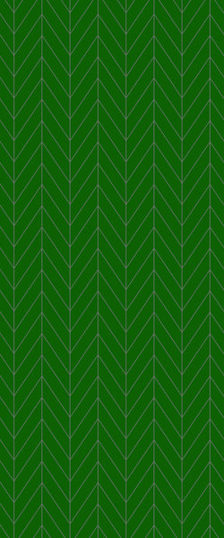 Green Chevron Tile Acrylic Shower Wall Panel 2440mm x 1220mm (3mm Thick) - CladdTech