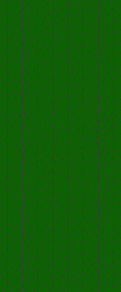 Green Chevron Tile Acrylic Shower Wall Panel 2440mm x 1220mm (3mm Thick) - CladdTech