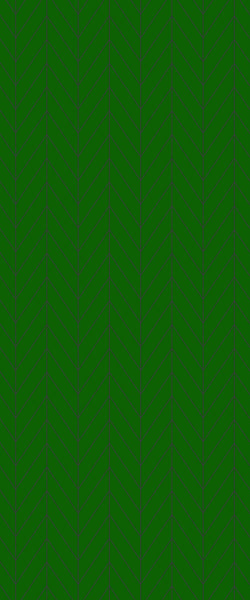 Green Chevron Tile Acrylic Shower Wall Panel 2440mm x 1220mm (3mm Thick) - CladdTech