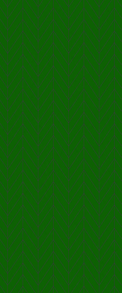 Green Chevron Tile Acrylic Shower Wall Panel 2440mm x 1220mm (3mm Thick) - CladdTech