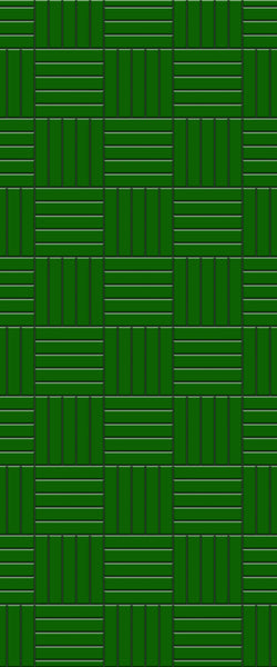 Green Mosaic Tile Acrylic Shower Wall Panel 2440mm x 1220mm (3mm Thick) - CladdTech