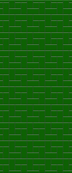 Green Windmill Tile Acrylic Shower Wall Panel 2440mm x 1220mm (3mm Thick)
