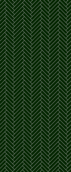 Green Single Herringbone Tile Acrylic Shower Wall Panel 2440mm x 1220mm (3mm Thick) - CladdTech