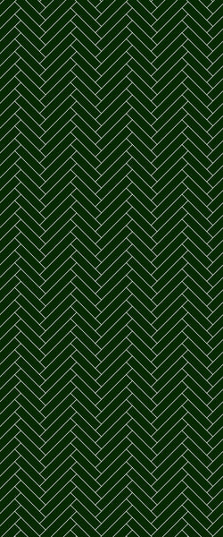 Green Single Herringbone Tile Acrylic Shower Wall Panel 2440mm x 1220mm (3mm Thick) - CladdTech