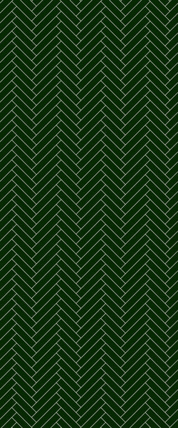 Green Single Herringbone Tile Acrylic Shower Wall Panel 2440mm x 1220mm (3mm Thick) - CladdTech