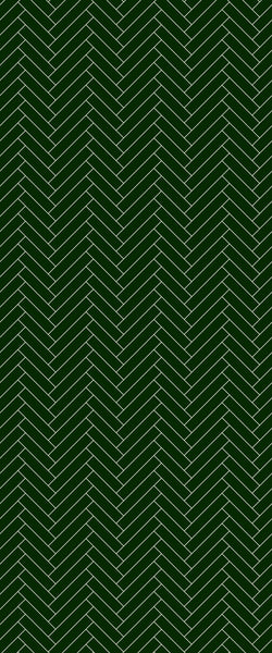 Green Single Herringbone Tile Acrylic Shower Wall Panel 2440mm x 1220mm (3mm Thick) - CladdTech