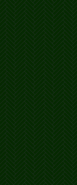 Green Single Herringbone Tile Acrylic Shower Wall Panel 2440mm x 1220mm (3mm Thick) - CladdTech