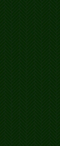 Green Single Herringbone Tile Acrylic Shower Wall Panel 2440mm x 1220mm (3mm Thick) - CladdTech