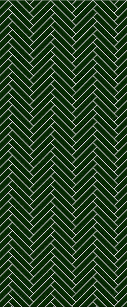 Green Double Herringbone Tile Acrylic Shower Wall Panel 2440mm x 1220mm (3mm Thick)