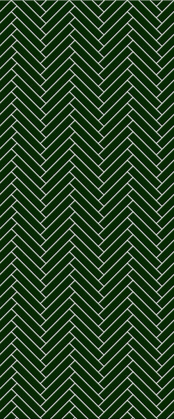 Green Double Herringbone Tile Acrylic Shower Wall Panel 2440mm x 1220mm (3mm Thick)