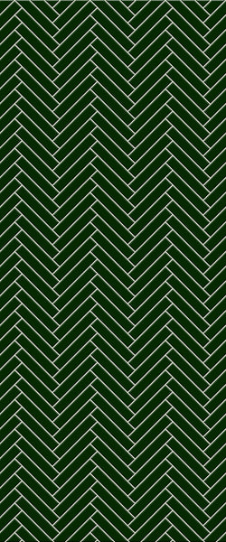 Green Double Herringbone Tile Acrylic Shower Wall Panel 2440mm x 1220mm (3mm Thick)