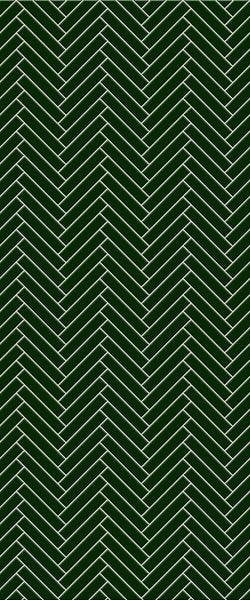 Green Double Herringbone Tile Acrylic Shower Wall Panel 2440mm x 1220mm (3mm Thick)