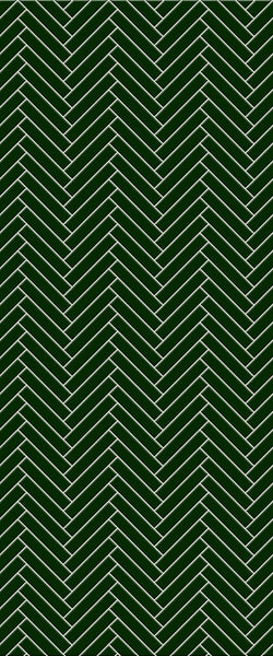 Sample of Green Double Herringbone Tile Acrylic Shower Wall Panel 2440mm x 1220mm