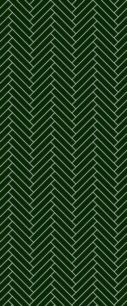 Green Double Herringbone Tile Acrylic Shower Wall Panel 2440mm x 1220mm (3mm Thick)