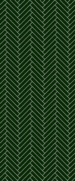 Sample of Green Double Herringbone Tile Acrylic Shower Wall Panel 2440mm x 1220mm
