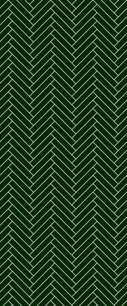 Green Double Herringbone Tile Acrylic Shower Wall Panel 2440mm x 1220mm (3mm Thick)