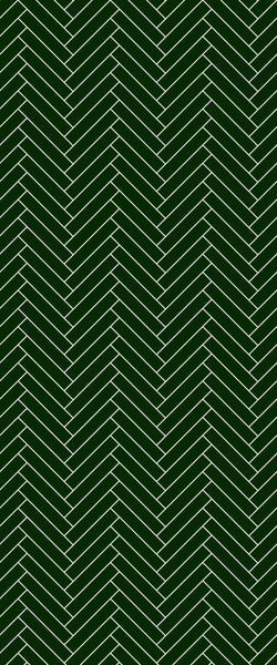 Green Double Herringbone Tile Acrylic Shower Wall Panel 2440mm x 1220mm (3mm Thick)