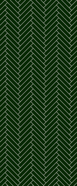 Sample of Green Double Herringbone Tile Acrylic Shower Wall Panel 2440mm x 1220mm