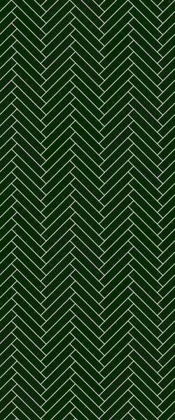 Green Double Herringbone Tile Acrylic Shower Wall Panel 2440mm x 1220mm (3mm Thick)