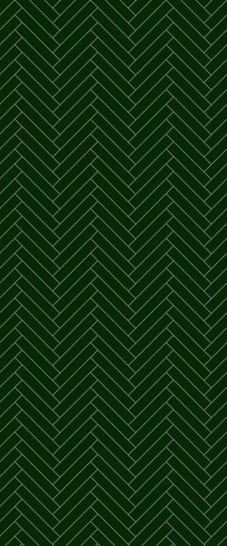 Green Double Herringbone Tile Acrylic Shower Wall Panel 2440mm x 1220mm (3mm Thick)