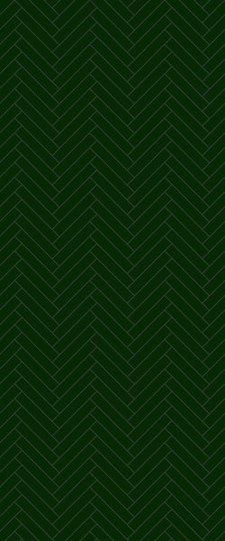 Green Double Herringbone Tile Acrylic Shower Wall Panel 2440mm x 1220mm (3mm Thick)