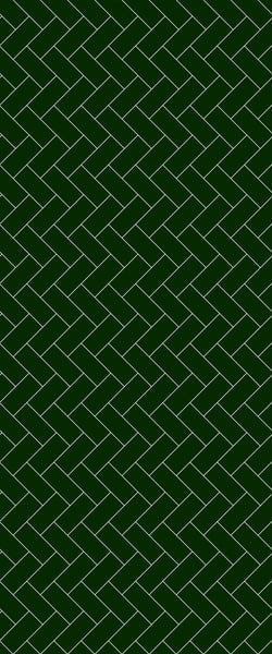 Green Diagonal Herringbone Tile Acrylic Shower Wall Panel 2440mm x 1220mm (3mm Thick) - CladdTech