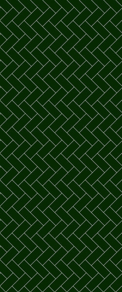 Green Diagonal Herringbone Tile Acrylic Shower Wall Panel 2440mm x 1220mm (3mm Thick) - CladdTech