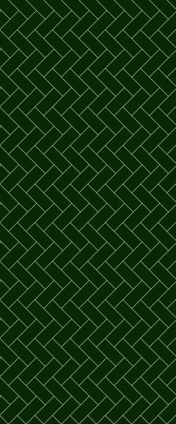 Green Diagonal Herringbone Tile Acrylic Shower Wall Panel 2440mm x 1220mm (3mm Thick) - CladdTech