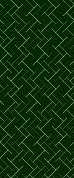 Green Diagonal Herringbone Tile Acrylic Shower Wall Panel 2440mm x 1220mm (3mm Thick) - CladdTech