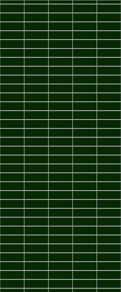 Green Horizontal Block Tile Acrylic Shower Wall Panel 2440mm x 1220mm (3mm Thick) - CladdTech