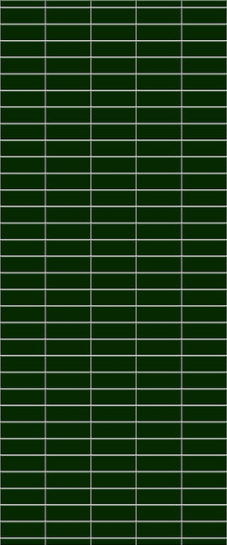 Green Horizontal Block Tile Acrylic Shower Wall Panel 2440mm x 1220mm (3mm Thick) - CladdTech