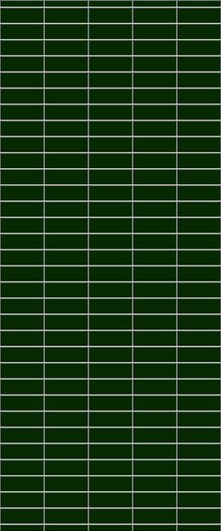 Green Horizontal Block Tile Acrylic Shower Wall Panel 2440mm x 1220mm (3mm Thick) - CladdTech