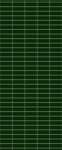 Green Horizontal Block Tile Acrylic Shower Wall Panel 2440mm x 1220mm (3mm Thick) - CladdTech